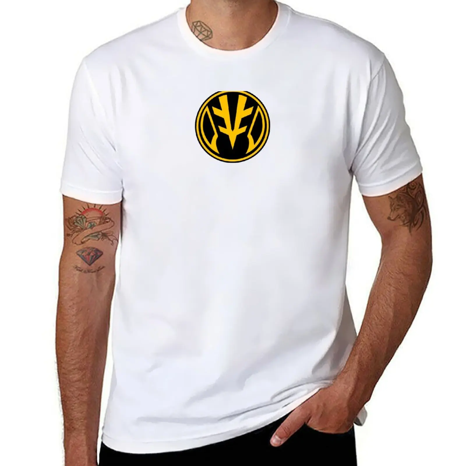 

Tigerzord Power Coin T-Shirt No Iron Casual Short Sleeve Top