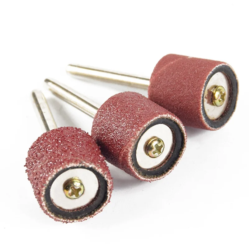 

A26F-51Pcs Sandpaper Ring Grinding Head Sandpaper Roll Metal Derusting Polishing Round Play DIY Grinding Wheel