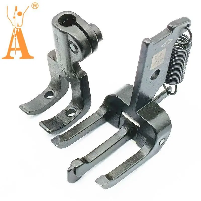 Walking Presser Foot Set with Center Guide for Double Needle Sewing Machine Fit Consew 339 369RB JUKI LU-1560 #213-74657