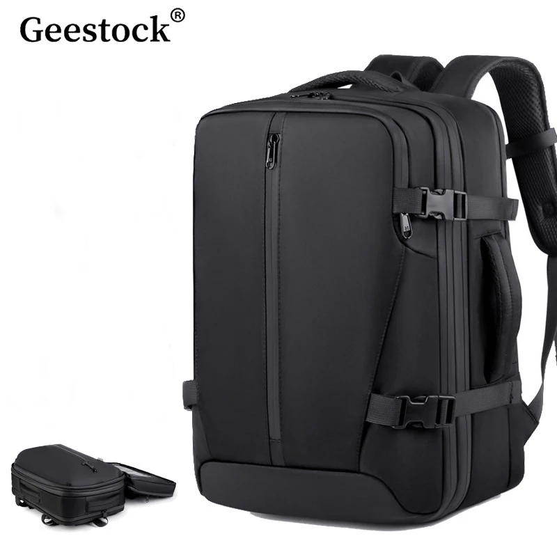 

Geestock Расширяемый вакуумный компрессионный рюкзак Многофункциональный дорожный рюкзак для ноутбука Водонепроницаемая уличная сумка для хранения багажа