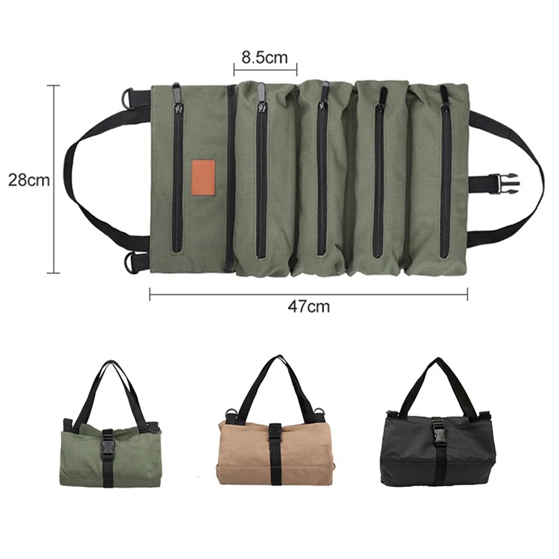 A53Q-Tool Storage Bag Waterproof Canvas Multifunctional Storage Tool