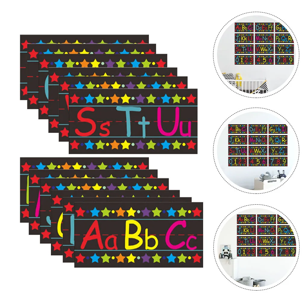

Bulletin Board Decorations Alphanumeric Wall Sticker Stickers for s Numbers Poster