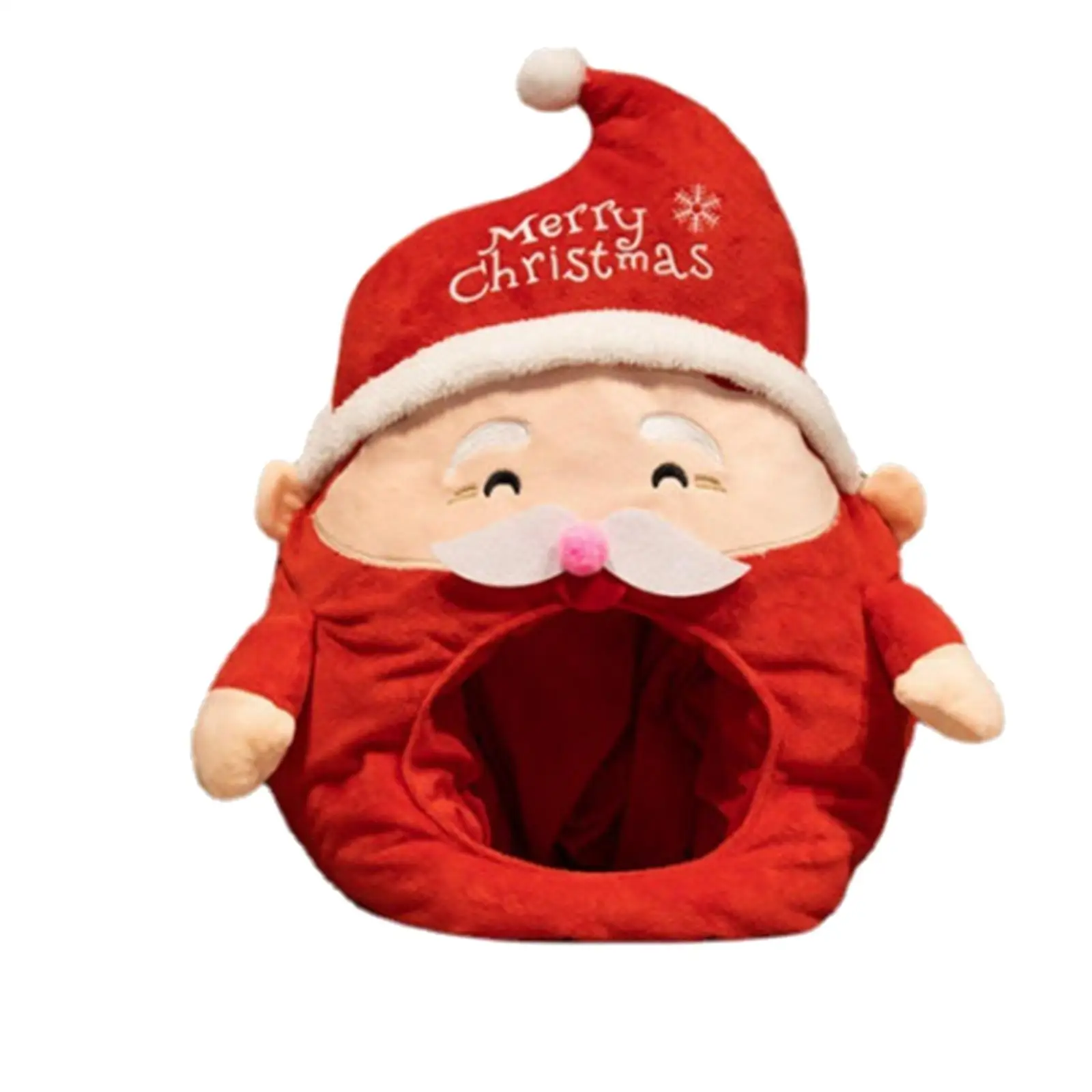 Chapéu engraçado de Papai Noel para adultos e crianças, lavável à mão, cosplay, dramatização, chapéu de férias, multi, tamanho