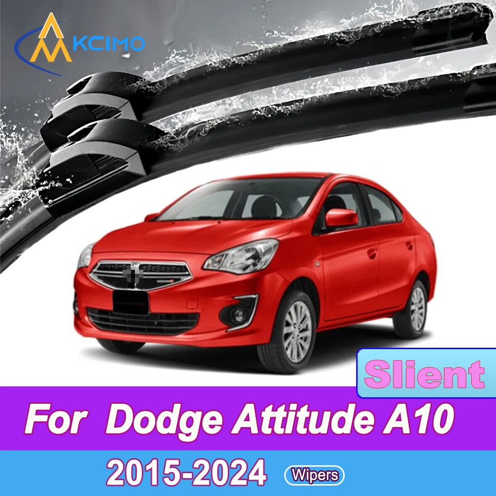 

Quiet Beam Wiper Blades 2pcs Windscreen Window Car Accessories For Dodge Attitude A10 2015-2024 Mitsubishi Mirage