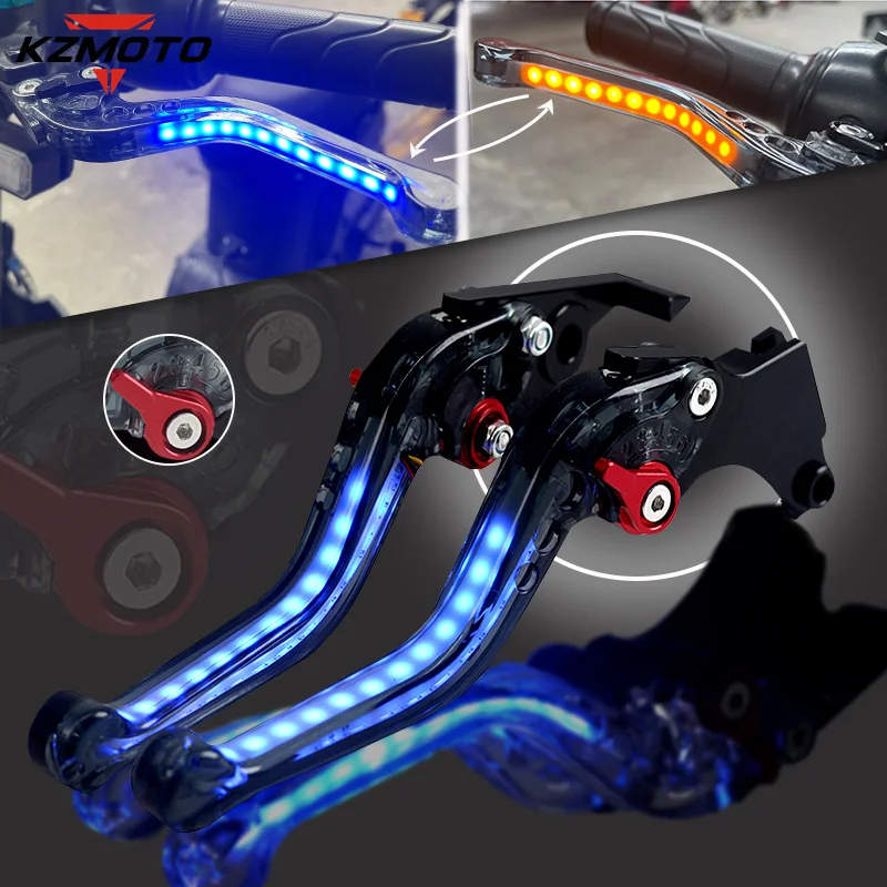 

2023 Motorcycle Always-on Turn Signal Light Short Brake Clutch Lever Handle Grips For BMW G310R G310GS G 310R 310GS 2017-2023