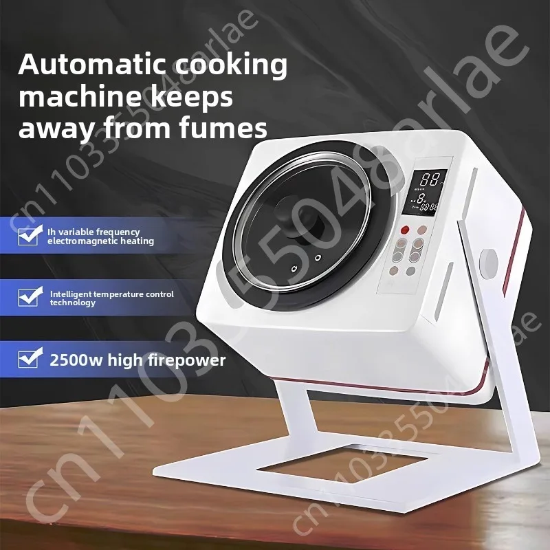 

Коммерческая машина для приготовления пищи, автоматический большой робот для жарки риса, жареного порошка, многофункциональная бытовая машина для приготовления ленивого приготовления