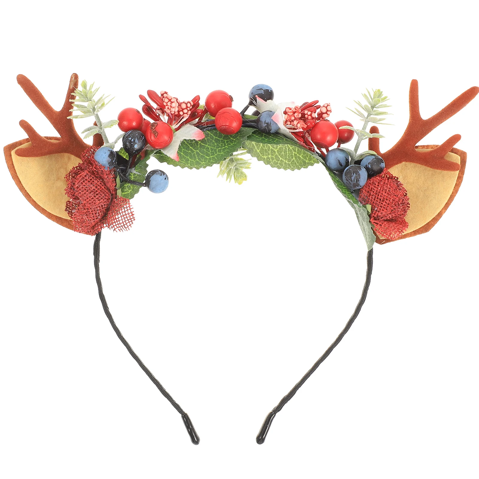 

Lovely Reindeer Antler Headband Xmas Hair Clasp Christmas Party Cosplay Accessory Deer Horn Hair Hoops Costume Headwear Festive
