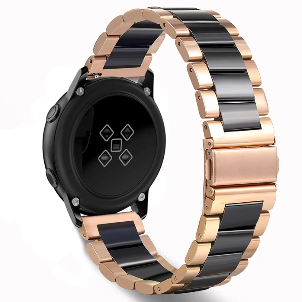 Correa de Metal y cerámica para Samsung Galaxy Watch 3, pulsera de 46mm para Huawei Watch 4/GT4, Amazfit GTR de 47mm, 22mm