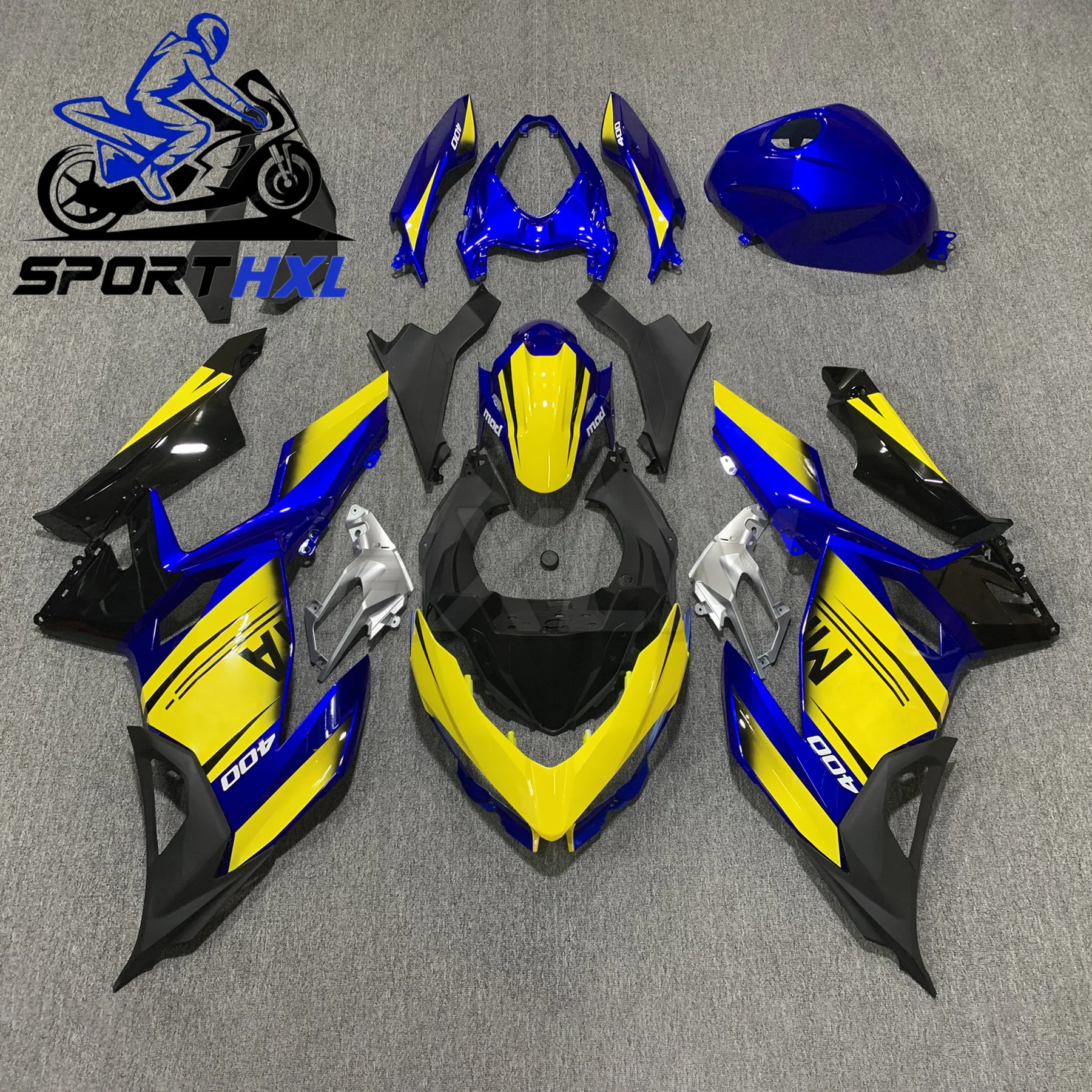 

Bodywork fairing kit Sturdy ABS Plastic For Kawasaki Ninja400 EX400 2018-2021 2023 Motorcycle Fairing kit Full fairing kit