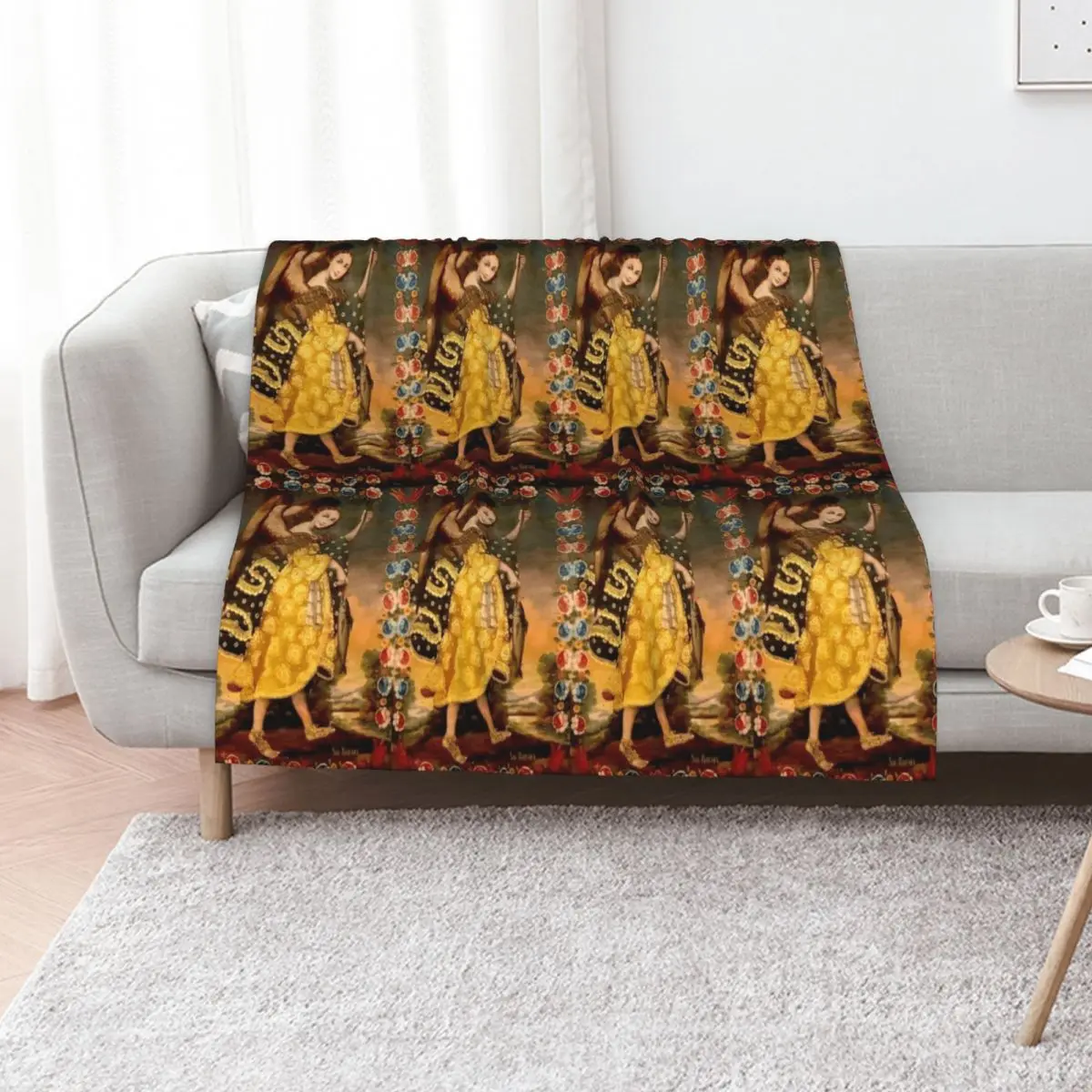 Archangel St. Raphael - Saint Raphael Throw Blanket For Decorative Sofa Furrys Flannel Quilt Blankets