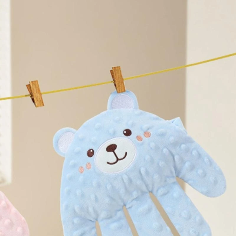 Mano lenitiva per il cuscino per pressione per neonati per neonati cuscino traspirante per animali da cartone animato con