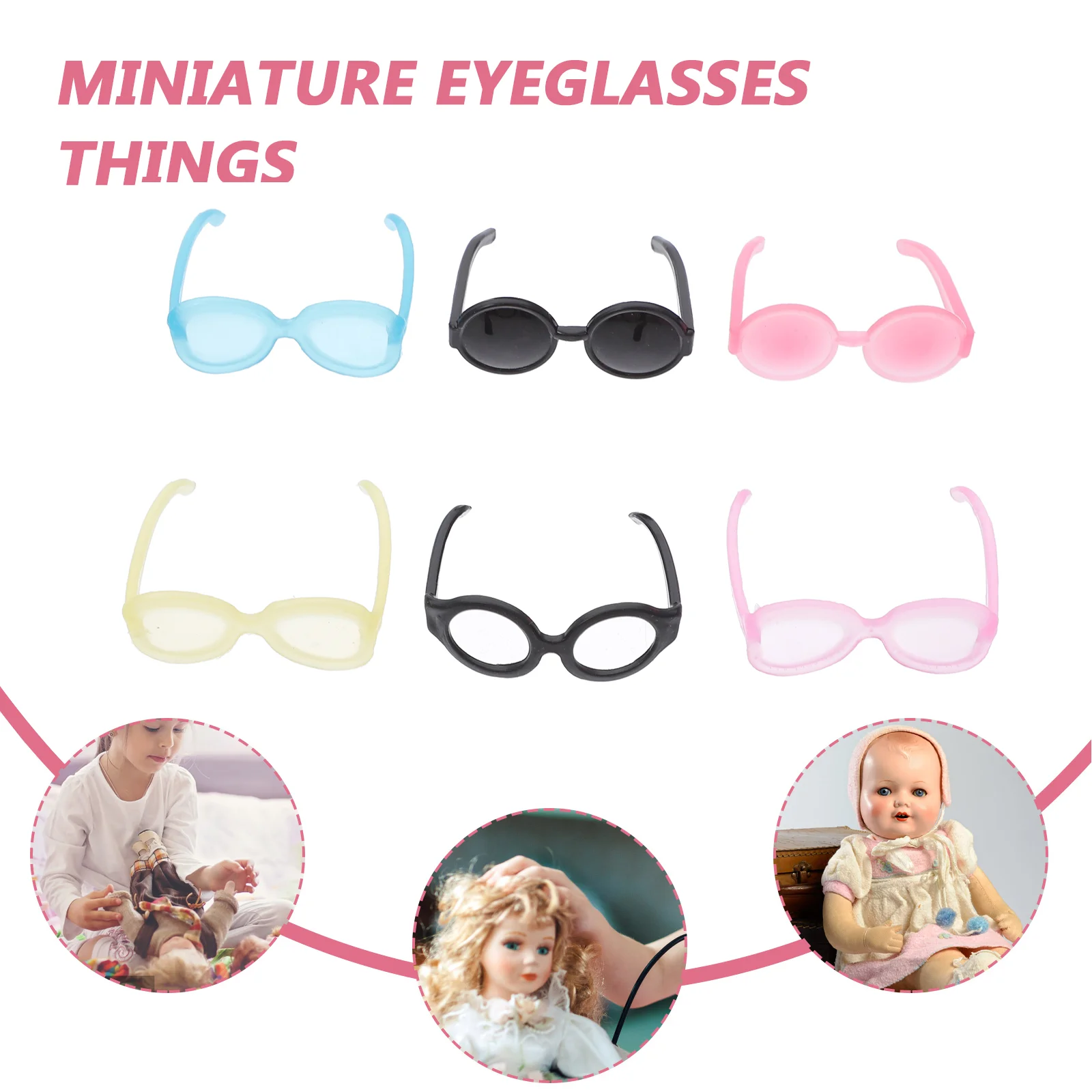 40-delige verkleedbril Mini-dressing Speelgoed Plastic Baby Oversized rekwisieten Accessoires