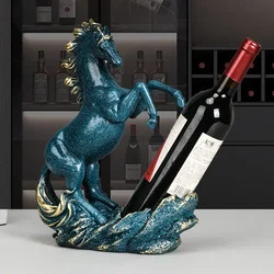 Wein regal Ornament im europäischen Stil Haushalt Weins chrank Pferd Wein regal Einweihung sparty Hochzeits geschenk High-End-Dekoration