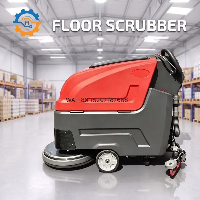 Wmwmnu for ROD Ride on Automatic Battery Powered Heavy Duty Industrial Self Propelled Large Capacity Factory Floor Scrubber