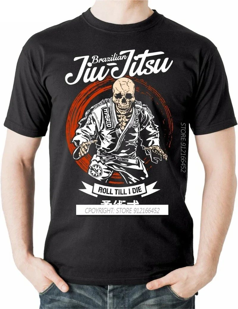 Brazilian Jiu Jitsu Gracie Team T-Shirts Martial Arts Bjj Grappling Rio Top New Fashion Hot Fashion Brand Concert TEE for sport