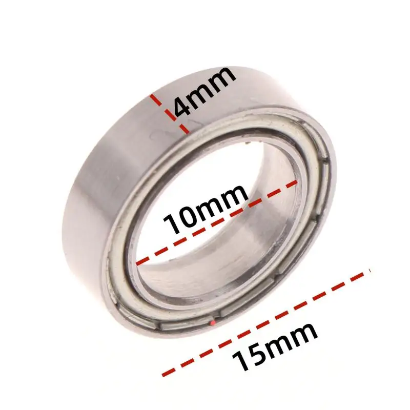 10 Uds. Rodamientos de bolas de ranura profunda 6700ZZ 6700-2RS, rodamientos en miniatura de 10x15x4mm