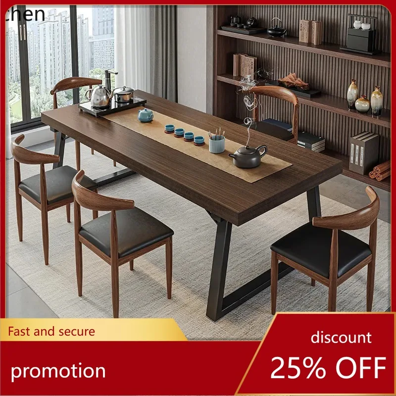 ZML Tea Table and Chair Set One Table Five Chairs Furniture Supplies