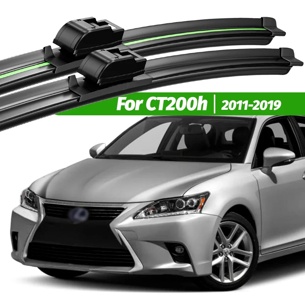 

For Lexus CT200h 2011-2019 2pcs Front Windshield Wiper Blades 2012 2013 2014 2015 2016 2017 2018 Windscreen Window Accessories