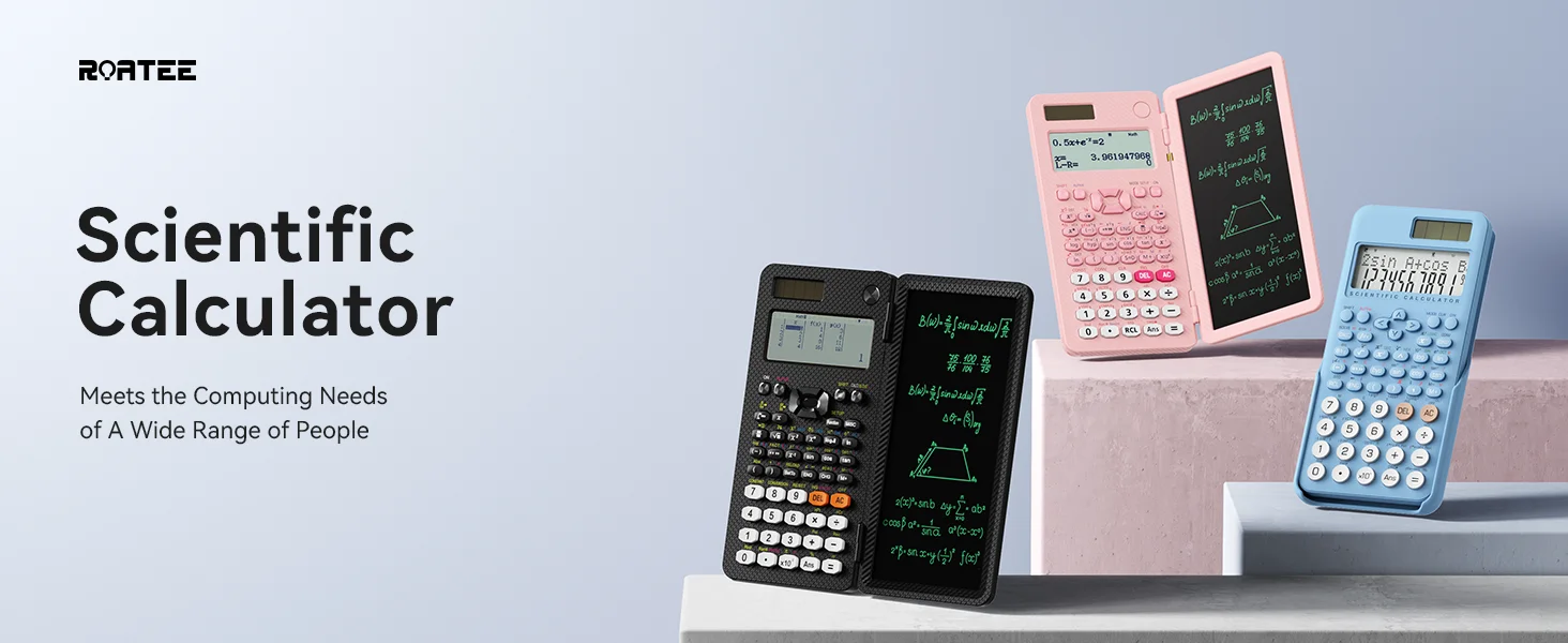 991EX Wissenschaftlicher Taschenrechner mit Schreibtablett und Stift, 552 Funktionen für Studenten und Fachleute in Physik und Mathematik – Detail 2