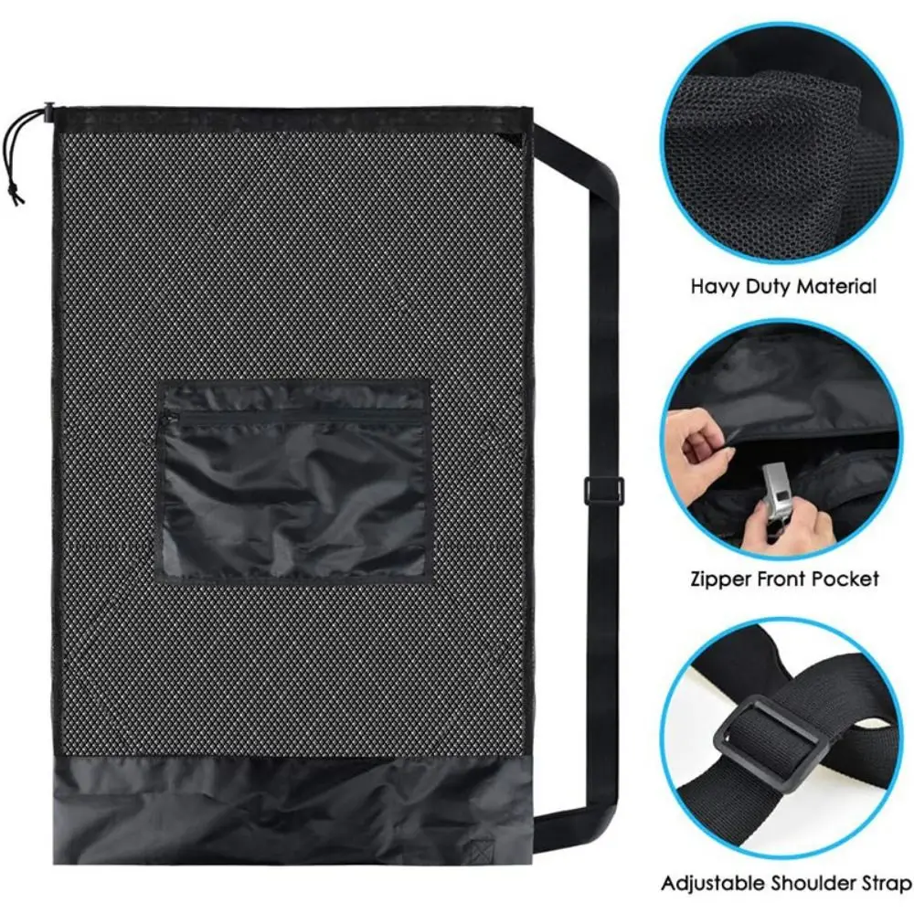 Bolsa malla ajustable para balones de fútbol con cordón - imagen 2