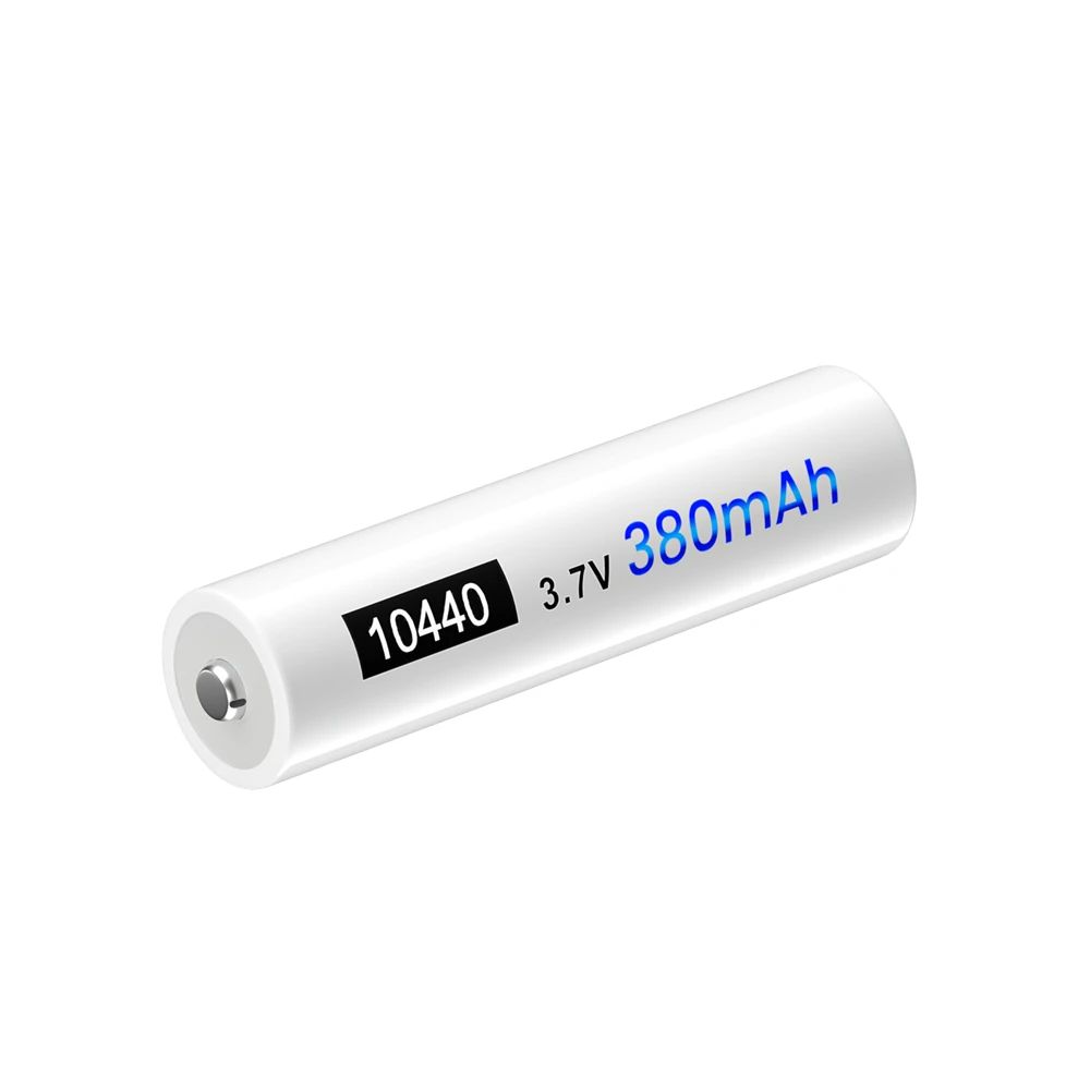 3.7V 10440 lithium battery 380mAh AAA li-ion rechargeable batteries For Flashlights Camera Power Torch Replacement Batteria