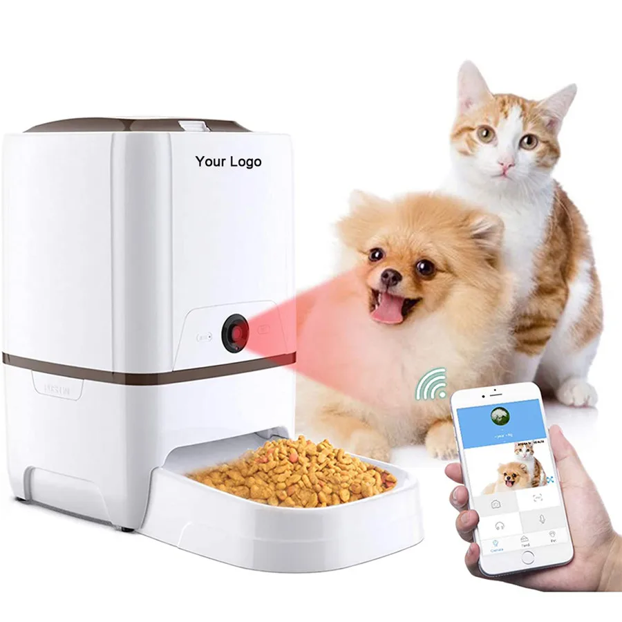 

Smart Automatic Pet Feeder for Small Dogs & Cats Indoor Use 6L Capacity Durable ABS Construction Eco-Friendly Design