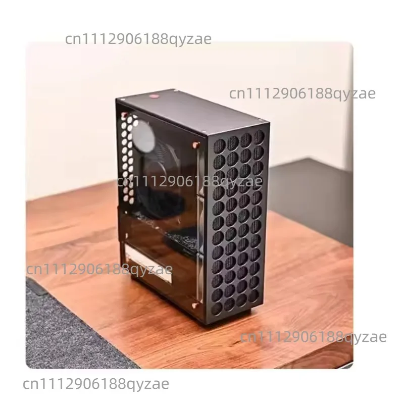 For V9 FLEX Power Supply Small Chassis All Aluminum Customized, Support Double Slot Half High PCI-ITX Mini Chassis
