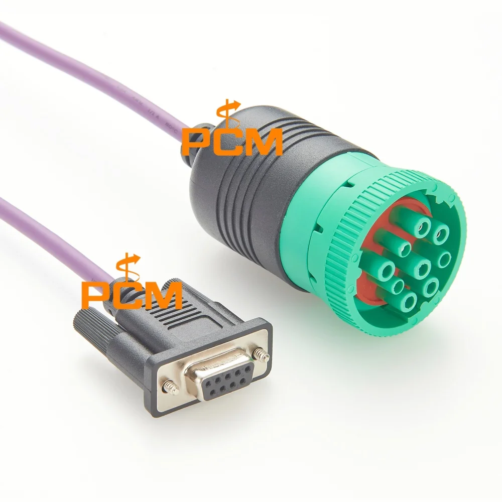 Automobil-CAN-J1939-Adapterkabel, J1939 Typ 2 DEUTSCH-Stecker zu D-Sub-Kabel für Fahrzeug-CAN-Bus-Diagnose und -Kommunikation – Detail 2