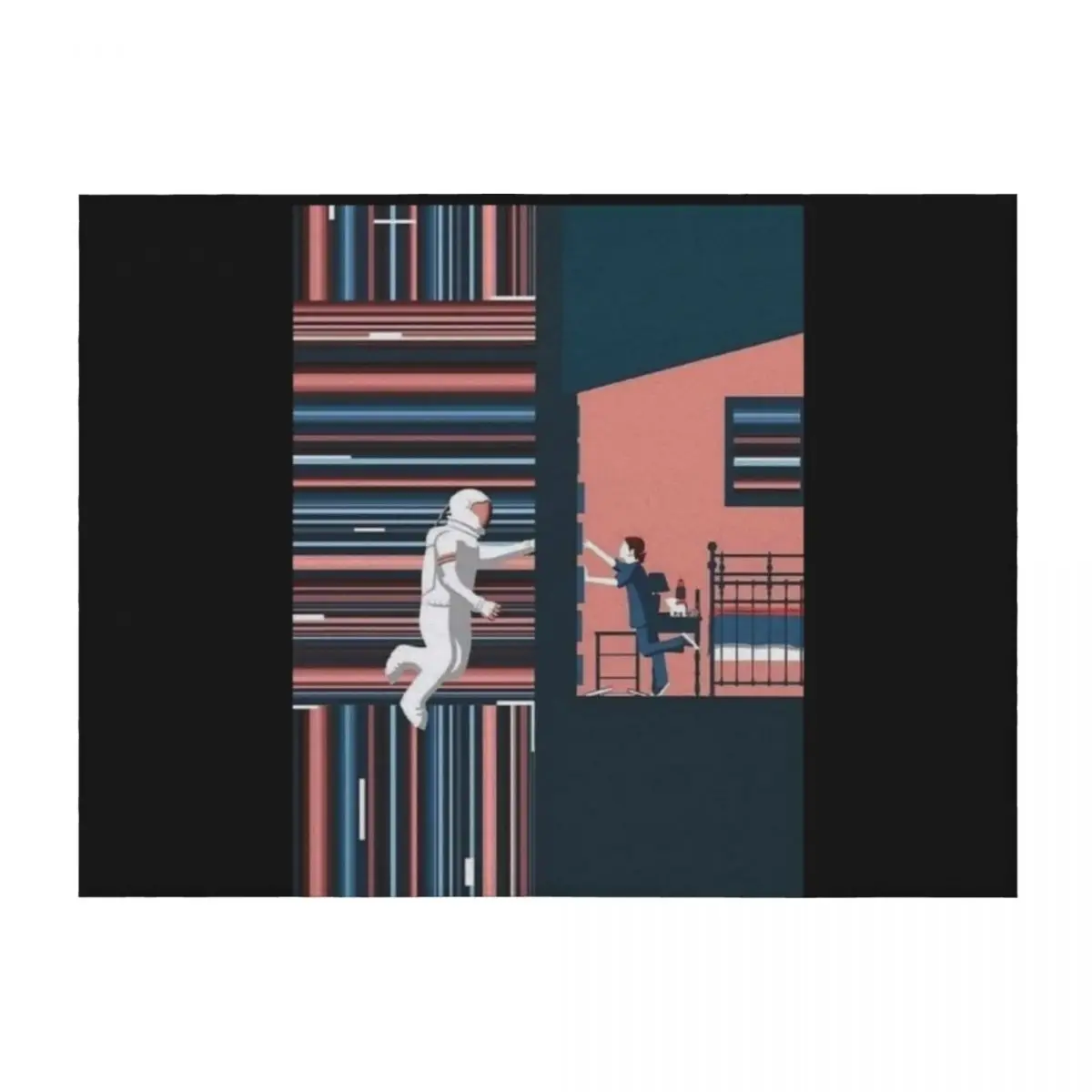 

Interstellar Tesseract Classic Throw Blanket blankets ands Winter beds Beautifuls funny gift Blankets