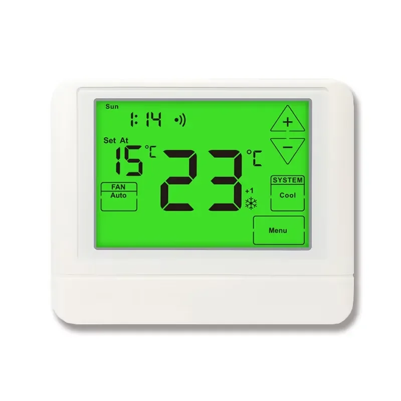 24V WiFi Touchscreen 4 Heat 2 Cool Smart Home Thermostat 7 Day