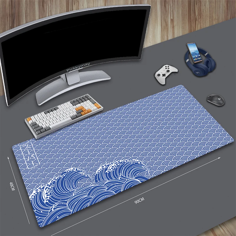 

Mouse Pads New Wave Gaming Mousepads 400x900 Large Mousepad Gamer Rubber Mat Company Desk Pad Design For Gift