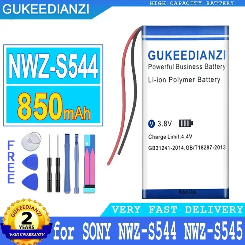 

Replacement Mobile Phone Batteries 850mAh For SONY NWZ-S544 S545 S544 NWZ-S545 Portable Battery High Capacity