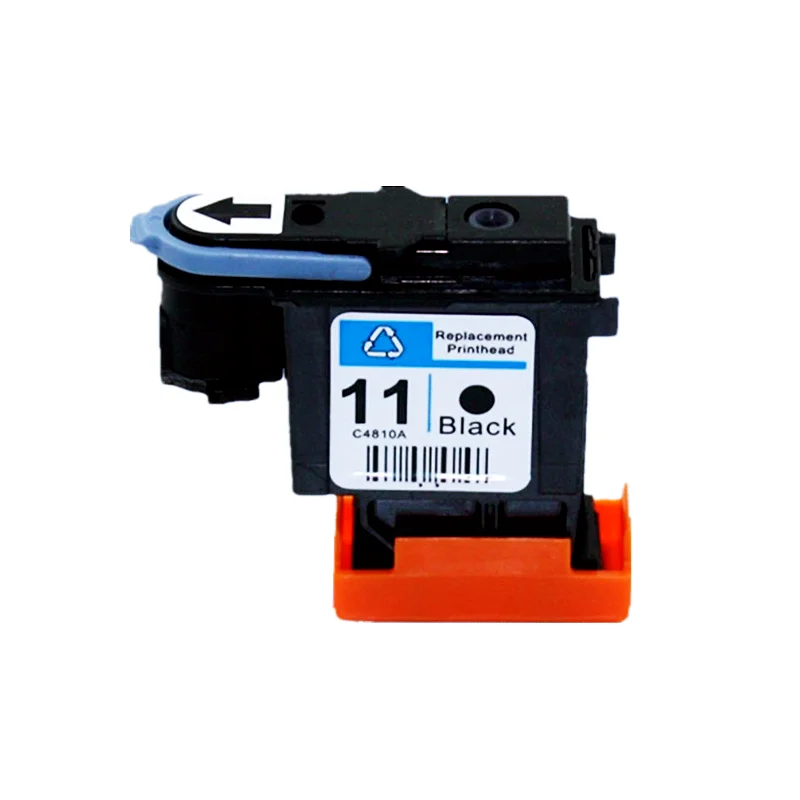 Cabeça de impressão para hp 11, substituição preta, compatível com hp 11, cabeça de impressão designjet 70 100 110 500 510 500ps c4810a c4811a c4812