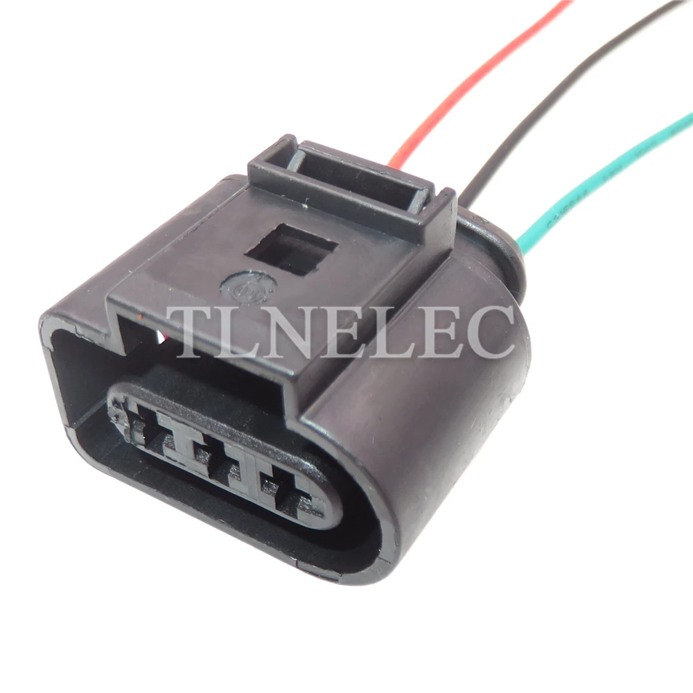 3 Pin Way Auto Modification Sockets Car Plastic Housing Wiring Cable Connector with Wires 1J0973723