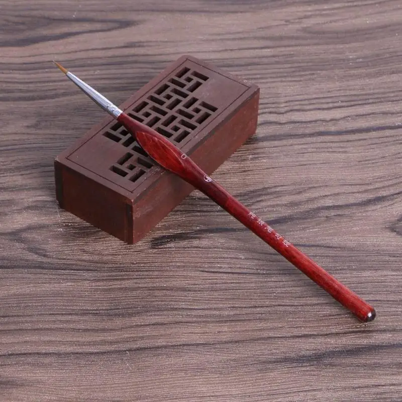 3Pcs Miniature Paint Brushes Professional Wolf Hair Fine Detailing 0~000 for Painting supplies