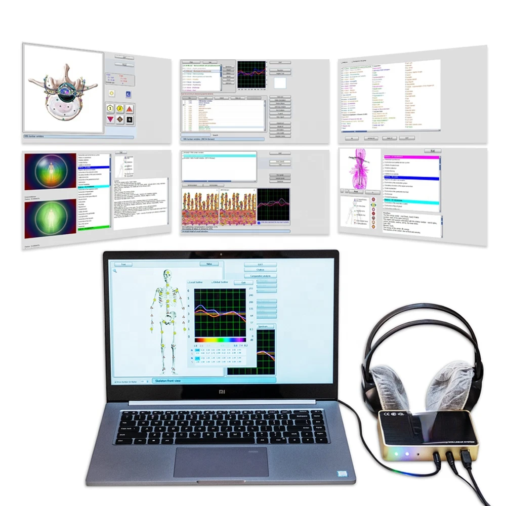 Cell Diagnostics & Repair Bioresonance Sub Health Analyzer  (Spanish/English)