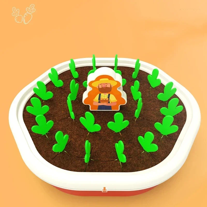 Baby Montessori carota Harvest Pull ravanello memoria smistamento giochi da tavolo abilità motorie fini giocattoli sensoriali educativi per i più piccoli