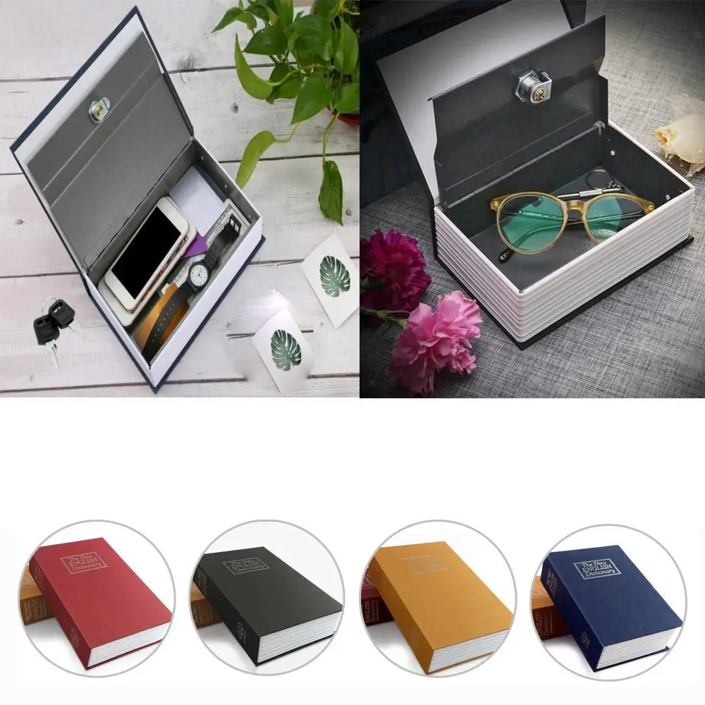 

Dictionary Hollow Book Safe Diversion Secret Stash Booksafe Lock & Key Piggy Bank Home Hide Jewelry