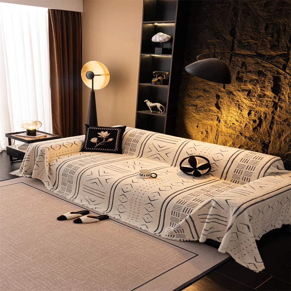Autumn and Winter New Cream Wind Sofa Cover Cloth Towel Chenille Non-slip Waterproof Sofa Cushion Anti-cat Scratch a Sofa Towel