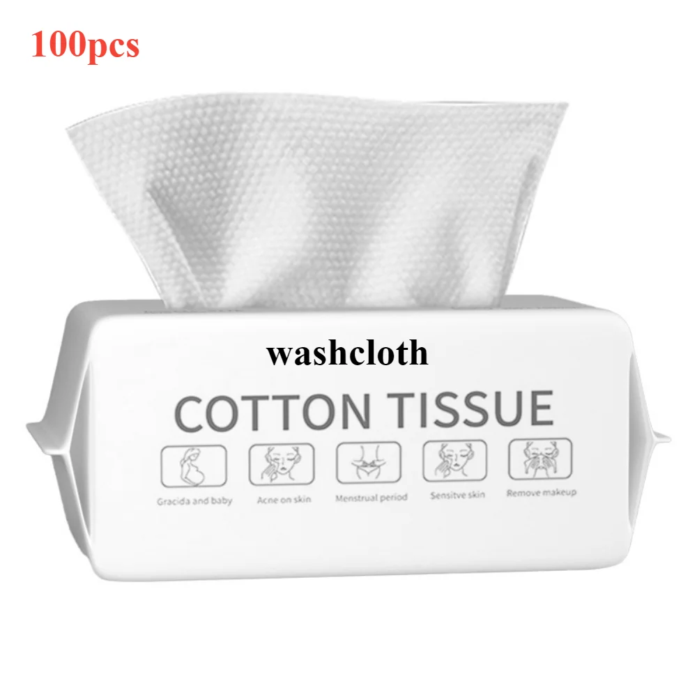 

Cotton Beauty Salon Facials Cleansing Towel 50/100pcs Removable Disposable Face Towel Disposable Compressed Towels Bathrobe Home