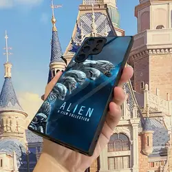 Movie Alien Xenomorph Phone Case for Samsung Galaxy S24 S23 S22 S21 S20 A24 A34 A54 A53 Note20 M54 Fe Ultra Plus Glass