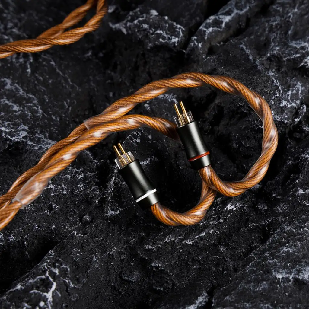 NICEHCK OurLaura 16,6 AWG Kopfhörerkabel Triple Composite British High Conductivity Copper MMCX/0,78 für Fudu Perfomer8 F1 Pro