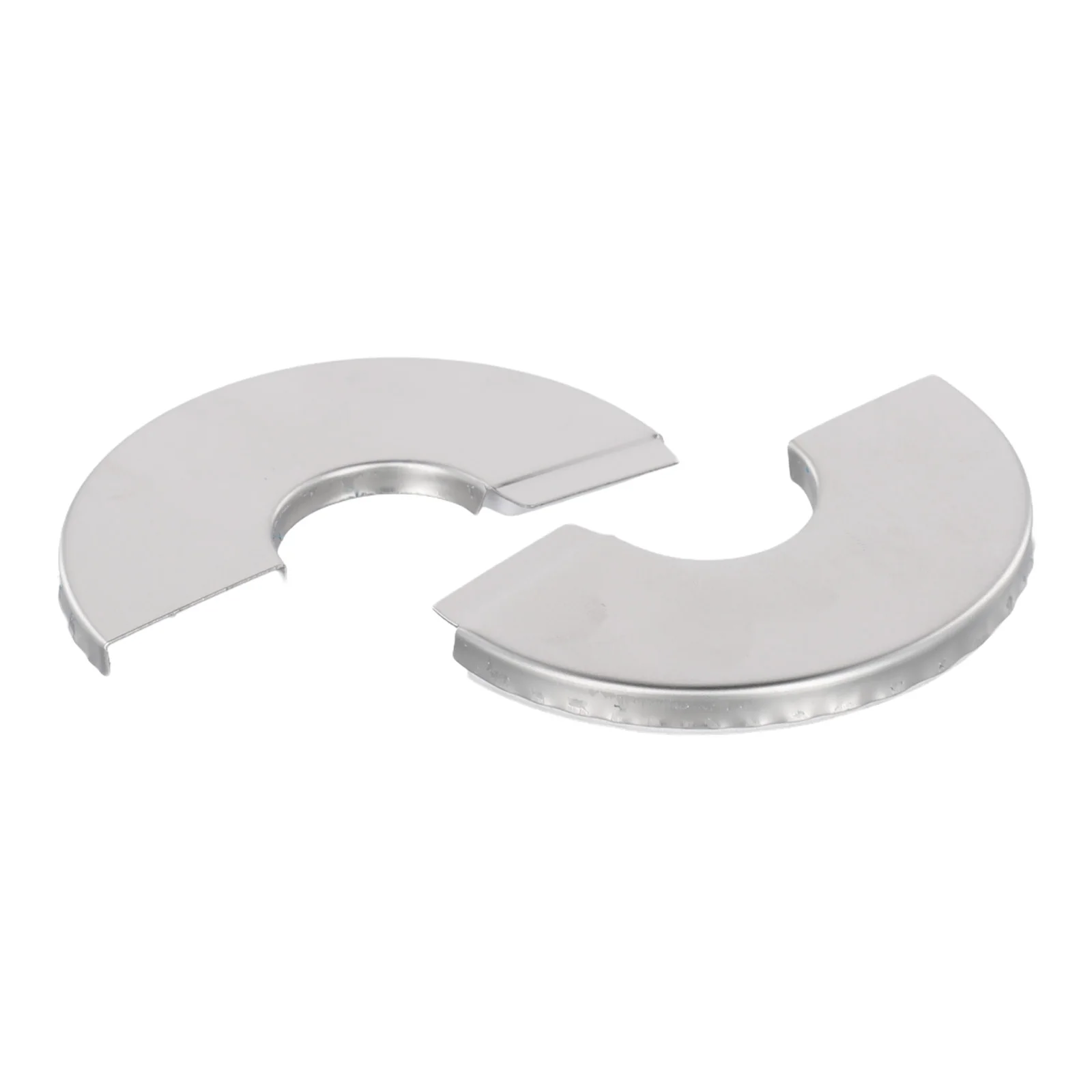 2PC Stainless Steel Water Pipe Wall Covers Bathroom Shower Faucet Decorative Cover Install Kitchen Faucet Sink Toilet