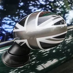 2 x Union Jack WING Mirror Covers Fit for MINI Cooper R55 R56 R60 Power Fold Mirror