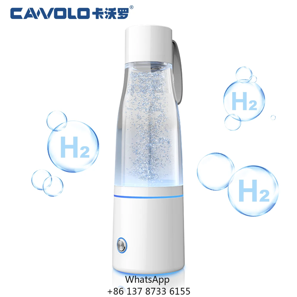 

Портативная бутылка для воды с обогащением водородом, 5/10-минутный быстрый электролиз, титановая, SPE-технология