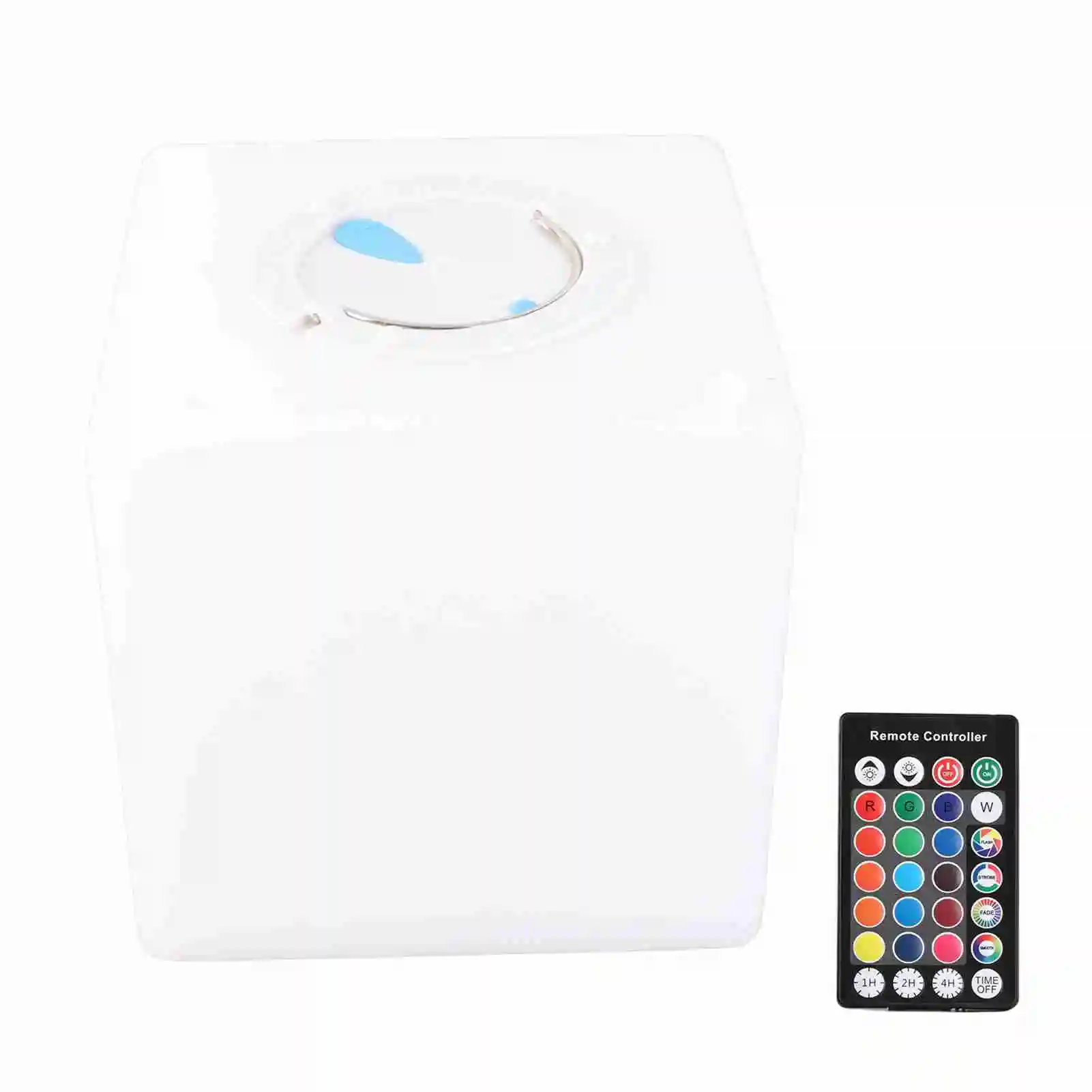 Cubo de luz LED con Control remoto, Cubo de luz recargable, cambio de Color multicolor, ajuste de brillo de 4 niveles, ZK40