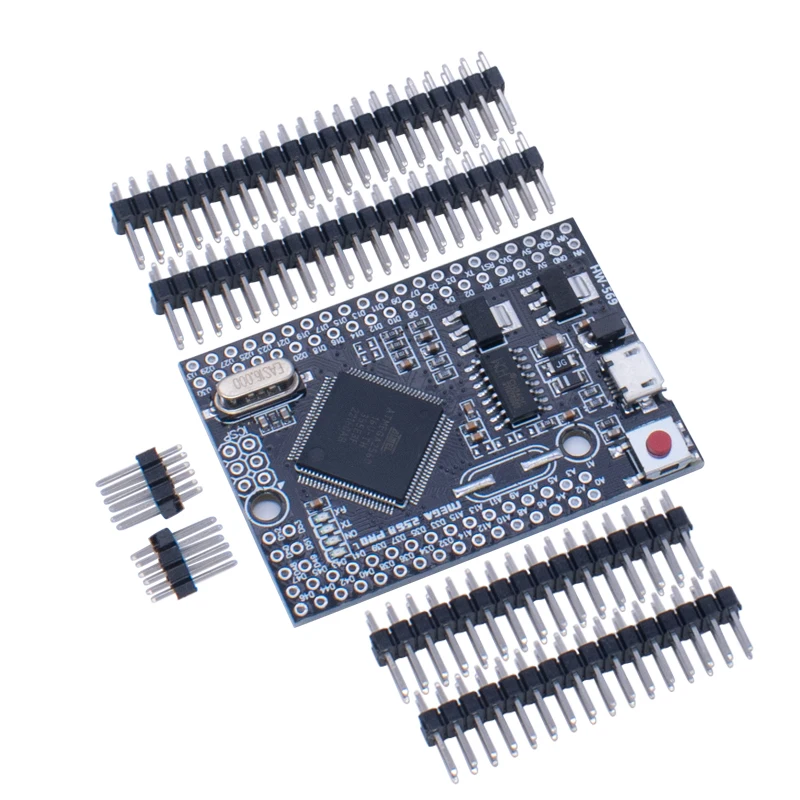 Mega 2560 PRO MINI  Micro 5V (Embed) CH340G ATmega2560-16AU with male pinheaders Compatible for arduino Mega image 3