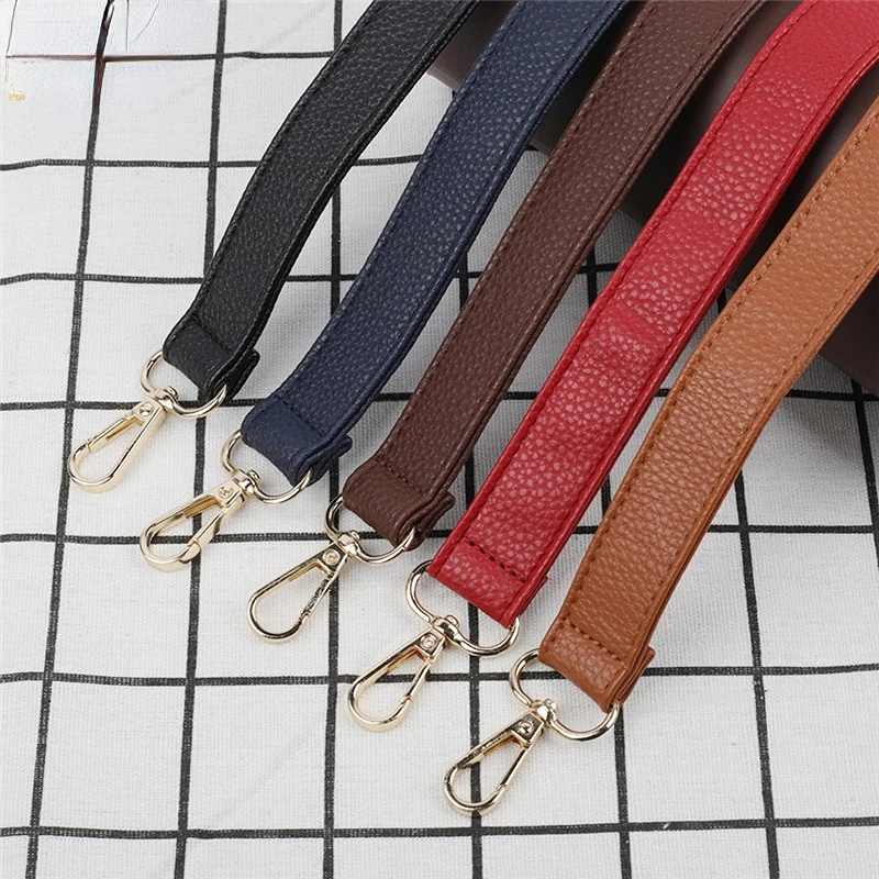 130CM Long 2.5CM Wide Adjustable Women Men Lady PU Leather Bag Strap Belt Replacement Shoulder CrossBody Bag Band Accessories