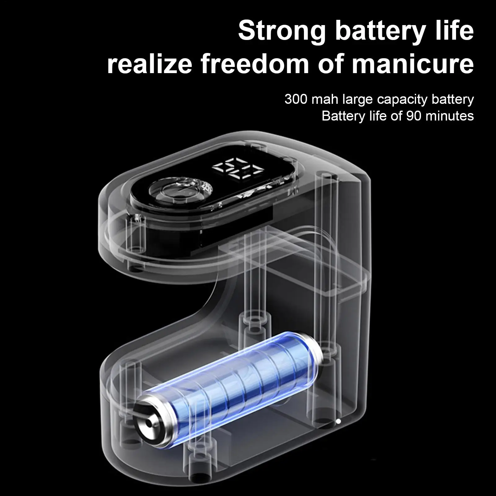 Mini luce UV per unghie in gel Essiccatore per polimerizzazione delle unghie Ricarica USB Luce per polimerizzazione delle unghie con 2 modalità di temporizzazione per manicure pedicure