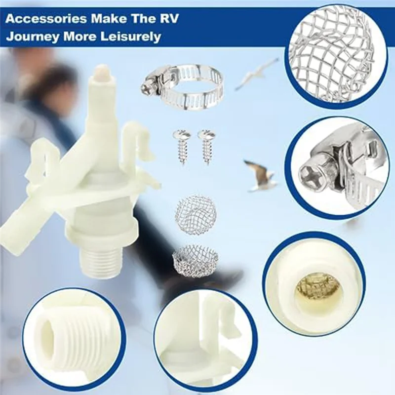 طقم صمامات مياه المرحاض L38A-RV 385311641 - متوافق مع موديلات 300، 301، 310 متينة وسهلة الاستخدام